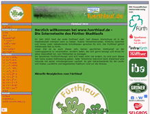 Tablet Screenshot of fuerthlauf.de